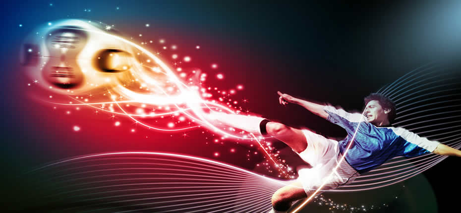 premtastic- messi kicking a football